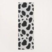 Zwart-witte koe bont patroon yogamat (Achterkant)