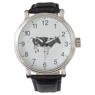 Zwart-witte Koe uitvoeren Horloge