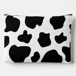Zwart-witte koe vlekken patroon groot etui