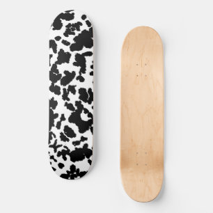 Zwart-witte Koeienhuid Skateboard