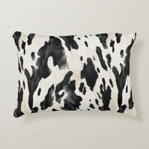Zwart Witte Koeienprint Dierenboerderij Accent Kussen