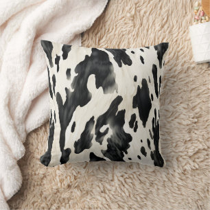 Zwart Witte Koeienprint Dierenboerderij Kussen