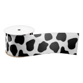 Zwart-witte koeienprint lint (Spoel)