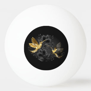 Zwart-witte Kolibrie Pingpongballen