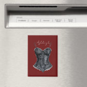 Zwart Witte Korset Magneet (Insitu (Vaatwasser))