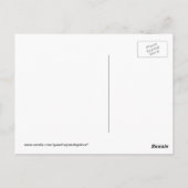 Zwart-witte kraan Foto Briefkaart (Achterkant)