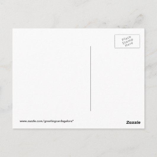 Zwart-witte kraan Foto Briefkaart (Achterkant)