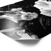 Zwart-witte Lillies Print Foto Afdruk (Hoek)