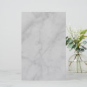 Zwart-witte marmer briefpapier (Staand voorkant)