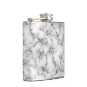 Zwart-witte marmer heupfles (Rechts)