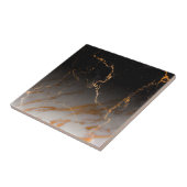 Zwart-witte marmer tegeltje (Zijkant)