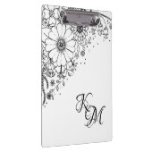 Zwart-witte modderbloemen kleur in Afbeelding Klembord (Rechts)