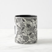 Zwart-witte molenmonoloog mok (Midden)