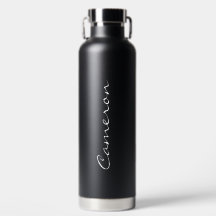 Zwart-witte monogram Naam Gepersonaliseerd