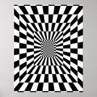 Zwart-witte optische illusie