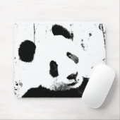 Zwart-witte Panda Muismat (Met muis)
