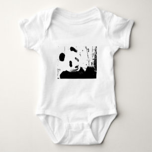 Zwart & Witte Panda Romper