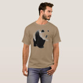 Zwart-witte Panda T-shirt (Voorkant volledig)
