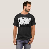 Zwart-witte Panda T-shirt (Voorkant volledig)