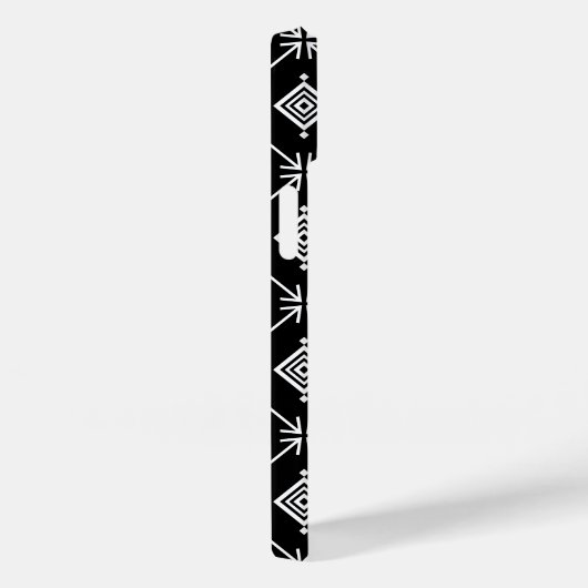 Zwart-witte pijl Tribal Print Case-Mate iPhone Case (Achterkant / Rechts)