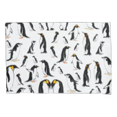 Zwart-witte pinguïn Patroon Kussensloop (Voorkant)
