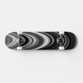 Zwart-witte pleisters skateboard (Horizontaal)