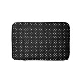 Zwart-witte poka Dot Bath Mat (Voorkant)