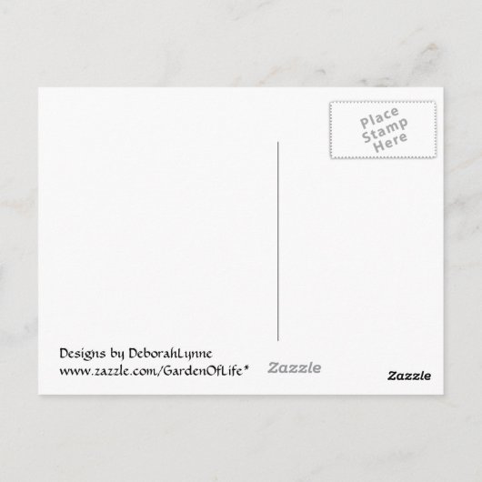 Zwart-witte poka Dots Briefkaart (Achterkant)