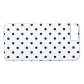 Zwart-witte poka Dots Case-Mate iPhone Case (Achterkant (Horizontaal))