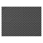 Zwart-witte poka Dots Tafelkleed (Voorkant (Horizontaal))