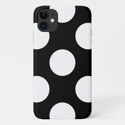 Zwart-witte pooldots, poolvlek Case-Mate iPhone case (Achterkant)