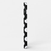 Zwart-witte pooldots, poolvlek Case-Mate iPhone case (Achterkant/links)