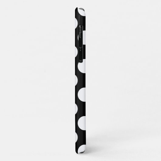Zwart-witte pooldots, poolvlek Case-Mate iPhone case (Achterkant/links)