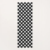 Zwart-witte pooldots, poolvlek yogamat (Achterkant)
