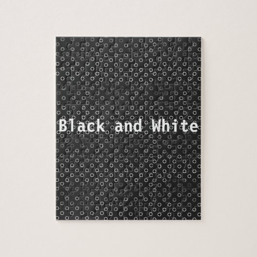 Zwart-witte puzzel legpuzzel (Verticaal)