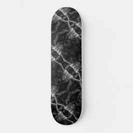 Zwart-witte Pythonslang in boomfoto Skateboard