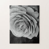 Zwart-witte roze legpuzzel (Verticaal)