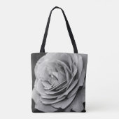 Zwart-witte roze tote bag (Achterkant)