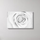 Zwart-witte rozenbloem Canvasafdruk Canvas Afdruk (Voorkant)