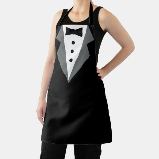 zwart-witte smoking schort (Insitu)