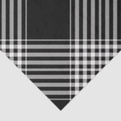 Zwart-witte speldenstang tissuepapier (Detail)