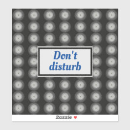 Zwart-witte spiraal sticker