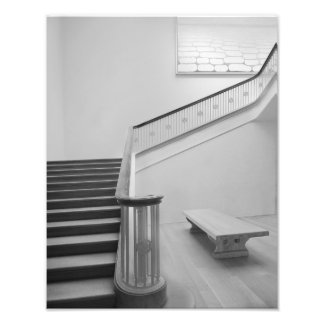 Zwart-witte stadions Foto afdrukken Afdruk