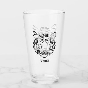 Zwart-Witte Stam Tiger Glas
