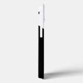 Zwart-witte sterren Patten Abtract gepersonaliseer Case-Mate iPhone Case (Achterkant / Rechts)