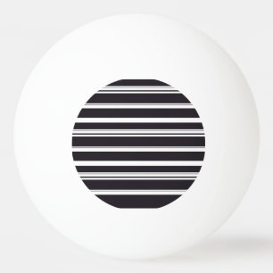 Zwart witte strepen pingpongballen