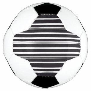 Zwart witte strepen voetbal