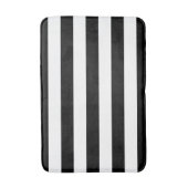 Zwart-witte strips Bath Mat (Voorkant Verticaal)