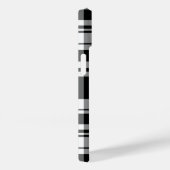 Zwart-witte tartan gele Hoesje-Amerikaanse iPhone  Case-Mate iPhone Case (Achterkant / Rechts)