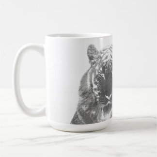 Zwart-Witte Tijger Koffiemok